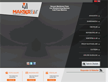 Tablet Screenshot of makserpress.com.tr